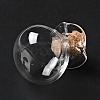 Lucky Bag Shape Glass Cork Bottles Ornament AJEW-A039-02B-3