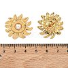 201 Stainless Steel Stud Earrings EJEW-D354-08G-03-5