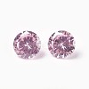 Cubic Zirconia Pointed Back Cabochons ZIRC-WH0001-B12-1