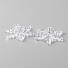 Transparent Acrylic Connector Charms LS-TACR-WH0001-74C-2