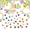27Pcs 9 Colors Glass Pendants GLAA-CJ0001-83-5