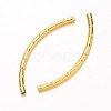 Curved Brass Tube Beads X-KK-D508-13G-1