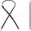 2Pcs 2 Style Adjustable Leather & Acrylic Cable Chain Bag Handles FIND-PH0005-19-1