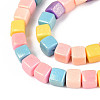 Handmade Polymer Clay Beads Strands CLAY-N013-25A-05-3