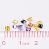 Mixed Grade A Square Shaped Cubic Zirconia Pointed Back Cabochons X-ZIRC-M004-3x3mm-3