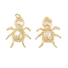 Brass Micro Pave Cubic Zirconia Pendants KK-G544-09G-03-1