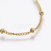 304 Stainless Steel Anklets AJEW-H013-04G-2
