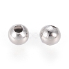 Non-Tarnish 304 Stainless Steel Round Seamed Beads A-STAS-R032-5mm-2