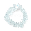 Glass Imitation Aquamarine  Beads Strands G-I283-F29-3