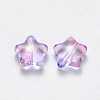 Spray Painted Glass Beads LS-GLAA-R211-04-E02-2