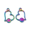 Ion Plating(IP) 304 Stainless Steel Pendants STAS-B032-37MC-1