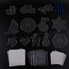 ABC Plastic Pegboards used for 5x5mm DIY Fuse Beads DIY-X0293-99-1