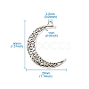 Tibetan Style Alloy Pendants TIBE-TA0001-08AS-8