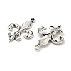 Lily Symbol Tibetan Style Alloy Pendants PALLOY-E776-01AS-01-2