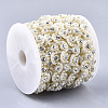 ABS Plastic Imitation Pearl Beaded Trim Garland Strand AJEW-S073-28-3