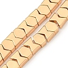 Electroplated Synthetic Non-magnetic Hematite Beads Strands G-C136-A01-01-1