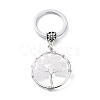 Natural Quartz Crystal Keychain KEYC-E023-03G-5