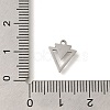304 Stainless Steel Charms STAS-S144-01P-F-3