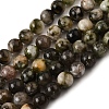 Natural Lepidolite Beads Strands G-F799-B01-9mm-2