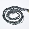 Synthetic Non-magnetic Synthetic Hematite Beads Strands G-J002-06F-2