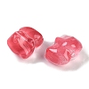 Spray Painted Glass Beads GLAA-Z007-04C-2