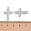 High Polished 304 Stainless Steel Pendants STAS-L022-085P-01-3