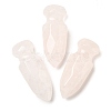 Natural Rose Quartz Craved Sword Model Ornament DJEW-C019-02C-1