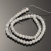 Synthetic Crackle Quartz Round Beads Strands G-O030-10mm-17-1