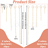 20Pcs 2 Color ABS Plastic Imitation Pearl Hair Pendants Decoration Clips OHAR-AB00002-2