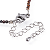 Natural Tiger Eye Bead Bracelets BJEW-JB04555-08-3