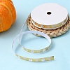 Flat Christmas Theme Polyester Satin Ribbon OCOR-YWC0001-01B-02-6