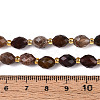 Natural Petrified Wood Beads Strands G-N342-35-8x6-07-5