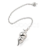 Brass Dowsing Pendulum Big Pointed Gourd Pendants KK-H491-07P-1