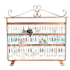 Triple Levels Rectangle Iron Earring Display Stand CON-PW0001-153A-3