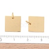 304 Stainless Steel Stamping Blank Tag Charms STAS-I311-28G-4