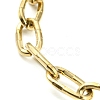 Ion Plating(IP) 304 Stainless Steel Paperclip Chain Bracelets BJEW-M308-01G-2