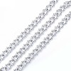 Handmade Alloy Oval Link Chains LCHA-N01-03-1