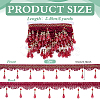 6 Yards Curtain Plastic Beaded Fringe Trim OCOR-PH0007-64B-2