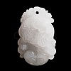 Natural White Jade Carved Pendants G-S384-01C-1