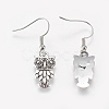 Fashion Halloween Tibetan Style Earrings X-EJEW-JE00295-08-2