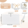 15Pcs ABS Imitation Pearl Ear Nuts FIND-PH0028-54-2