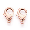 Brass Lobster Claw Clasps KK-YW0004-01E-RG-1