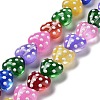Transparent Glass Beads Strands GLAA-P057-C08-1