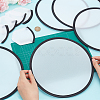Sublimation Blank Polyester Folding Fan AJEW-WH0010-57A-3