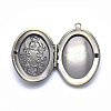Brass Locket Pendants KK-F717-16AB-NR-3