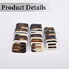 20Pcs Resin Tri-Glide Adjuster Buckles FIND-GF0008-12C-5