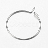 316 Surgical Stainless Steel Hoop Earrings Findings X-STAS-F149-32P-E-3