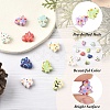 10Pcs 10 Colors Handmade Porcelain Beads PORC-YW0001-46-3