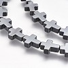 Non-magnetic Synthetic Hematite Beads Strands X-G-P218-17-08-1