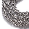 Tarnish Resistant 304 Stainless Steel Byzantine Chains CHS-P007-07P-02-2